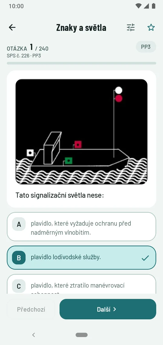Kartičky znaků a světel